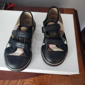 Burberry check shoes